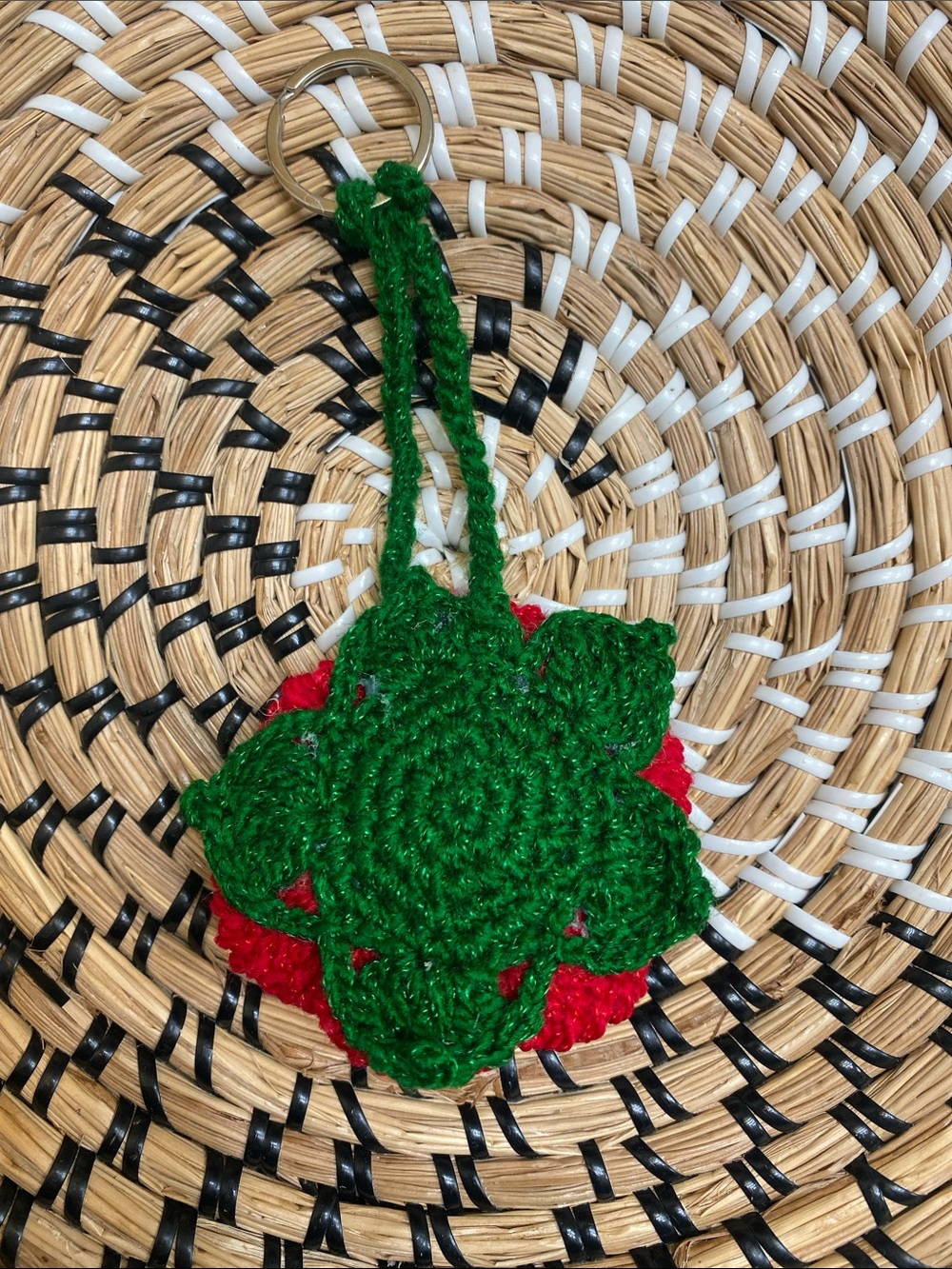 Handmade Crochet Rose Keychain- Choose 1 - Picture 7 of 9